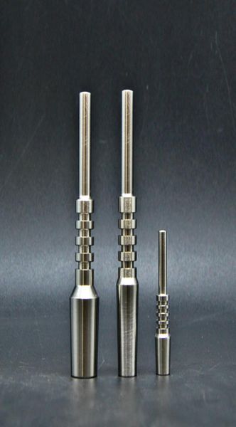 Mini Titanium Tita Ttatura della punta unghie in titanio Maschio Micro NC Kit invertito Unghie invertite Lunghezza da 40 mm TI TIPS HACKAH DHL 1984172008