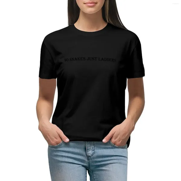 Kadın Polos Yok Yok Sadece Merdivenler T-Shirt Grafikleri Kadınlar İçin Komik Tişörtler Grafik Tees