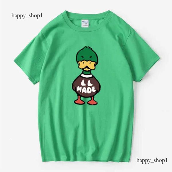 Erkek Tişörtler İnsan Yapımı T Shirt Erkek Kadınlar Harajuku Grafik Tshirt Japon Sokak Giyseni Ördek Top Teed İnsan Yapımı T-Shirt Sevimli Kawaii Tees 741