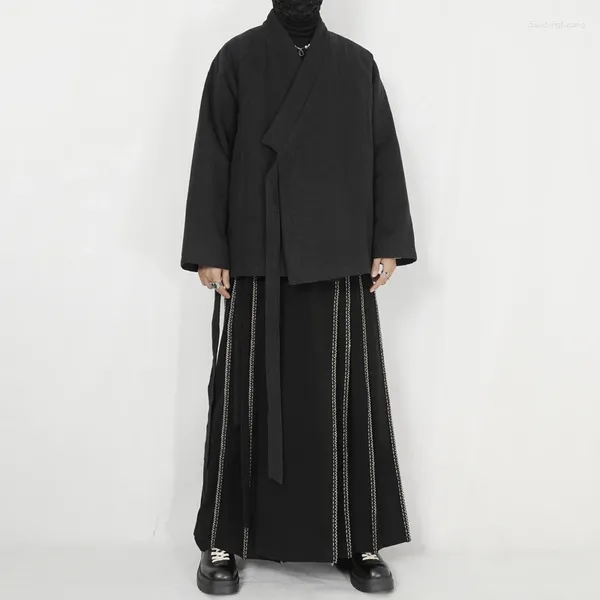 Herrenjacken dunkle Wege Stil Kleidung Baumwoll-Padd-Mant