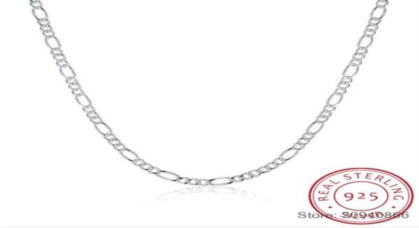 2021 SMTCAT 925 STERLING SLATER 2MM FIGARO CHAINS Colares Fine Jewelry R Chain Colares 16 24 249U5787054