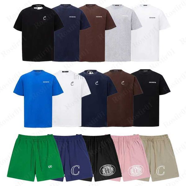 T-shirt maschile Cole Buxton Shorts Shorts for Men Shorts Women Green Grey Bianco Magliette Bianca Maglie Donne Donne Classic Slogan Top Top con tag US Size S-XL5ztz