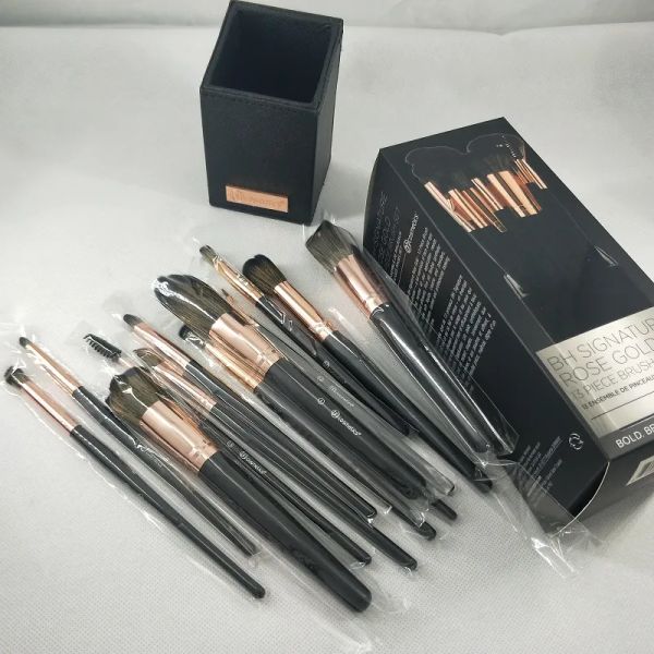 Brush Brand Brand Makeup Brush Signature Rose Gold 13pcs/Set Set For Face Eye Lip Powd Found