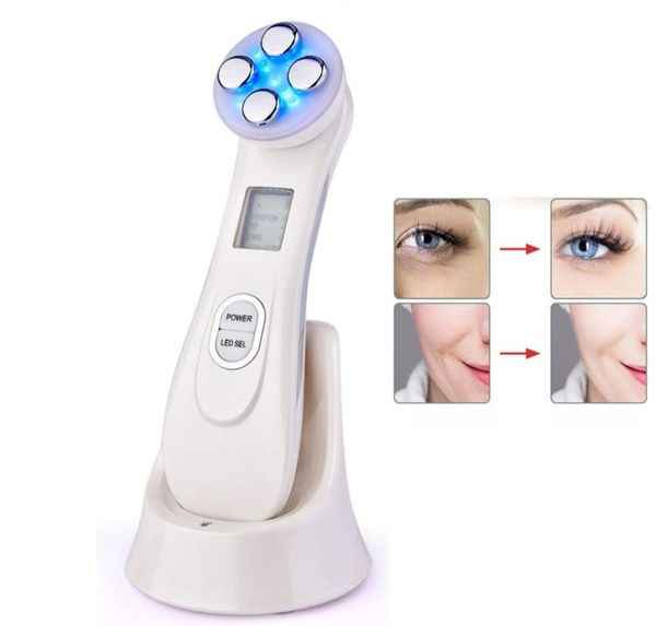 Eletroporação LED PON PON FACIAL RF Radiofrequência Rejuvenescimento da Skin EMS mesoterapia para apertar o tratamento de beleza de elevador de rosto 20095123904