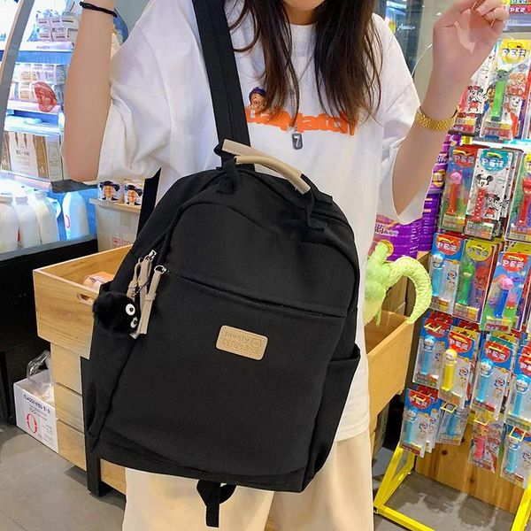 Schulbeutel Modes modische Farbe Kawaii Rucksack wasserdichte lila süße Frauen Bag Teenage Girls Student College