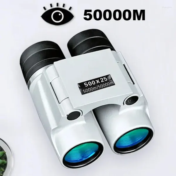 Telescope 50000m Focus automatico 500x25 potenti binocoli Mini HD portatile a lungo raggio