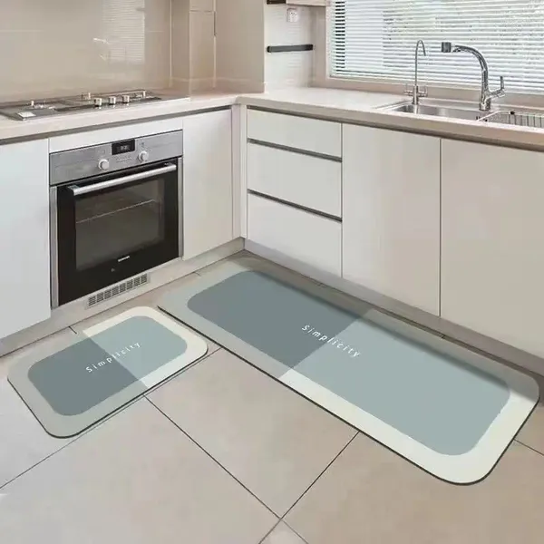 Tappeti tappeti per pavimenti da cucina per il pavimento della casa con piede resistenti alle lunghe strisce lunghe non slitta