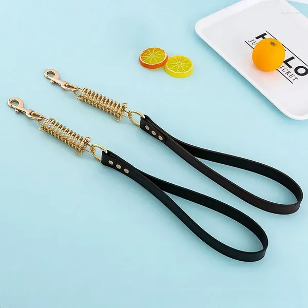 Собачьи воротники Pet Leash PU Spring Medium большие взрывы, защищенные от кожи