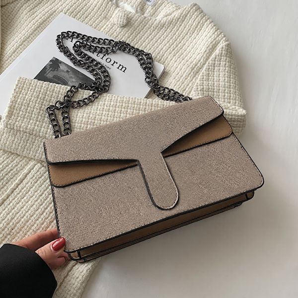 Designer Umhängetasche Damenkettenbeutel Luxurys Handtaschen Klassische Clutch Flip Cover echte Leder -Messenger -Taschen Lady Crossbody Tasche