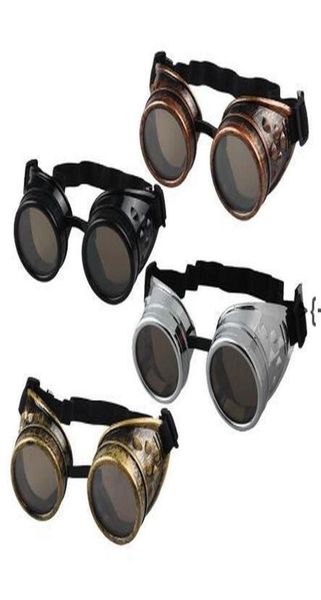 Favor favorita New UnisEx Gothic Vintage Victorian estilo Steampunk Goggles Soldagem Punk Gothic Cosplay RRF112557104265