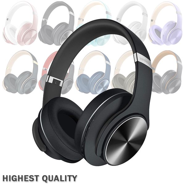 Cuffie Bluetooth Vague 5 Bluetooth 90 ore Rumore di lunghezza che isola le cuffie stereo HIFI con gaming microfono che corre in fascia