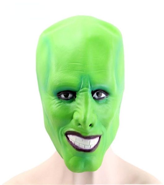 Halloween The Jim Carrey Movies Mask Cosplay Green Mask Kostüm Erwachsene Kostüm Face Face Halloween Masquerade Party Maske 2207049668692