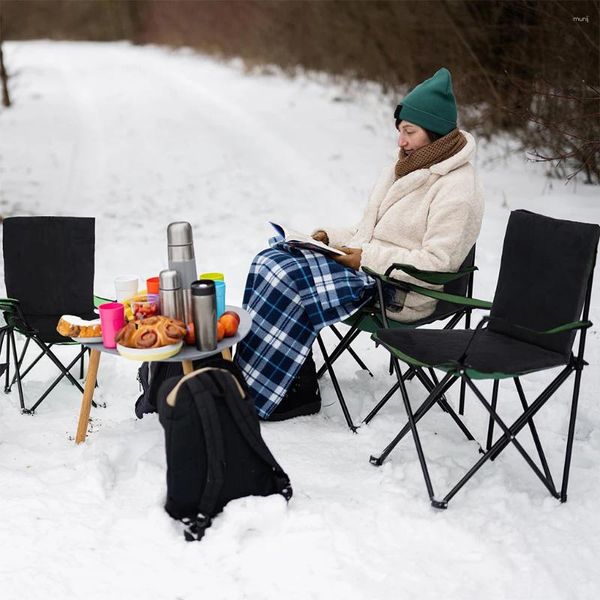 Kissen Camping mit Oxford-Stoffkleidung und weicher locker Fadensitz