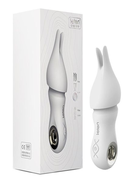 Leten Rabbit Mini Bullet Vibrator 10 Speed Clitoris Timulador de clitóris de clitóris de clitóris vibratória brinquedos sexuais eróticos para mulher Q13522937