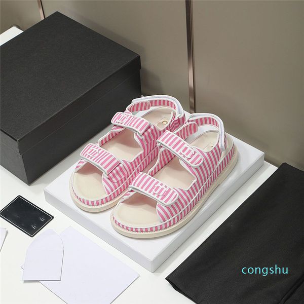 15A Designer de alta qualidade C Sandals Chanells Beach Choes Slippers CCLIES Slides mais recentes sandálias de luxo mulheres letra