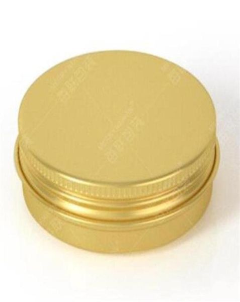 Multifunktionskerzenglashalter Aluminiumlegierung Make -up -Aufbewahrungsbehälter runde Mini -nachfüllbare Verpackungsbox Silber Schwarze Farbe 32409172