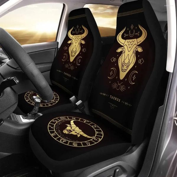 Copertini per seggiolini per auto Taurus Oroscopio Regali di compleanno personalizzati Pacchetto di copertina di protezione anteriore universale