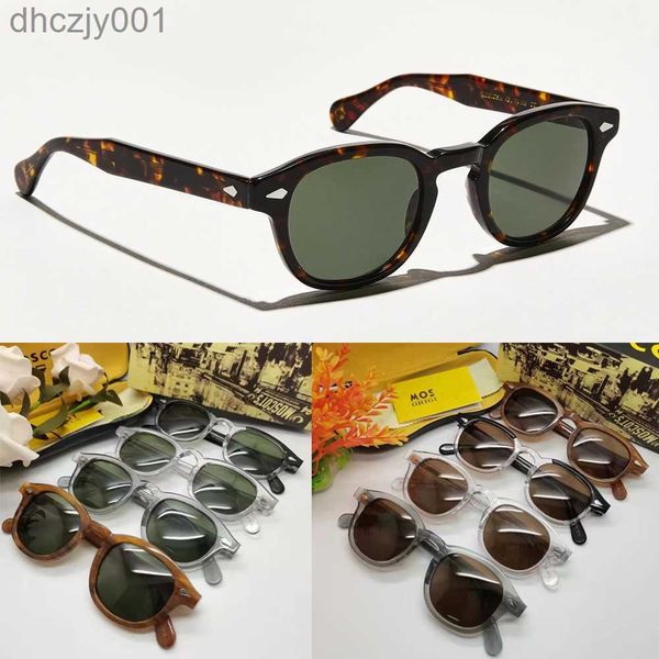 Top -Qualität Johnny Depp Lemtosh Style Sonnenbrille Männer Frauen Vintage Round Tint Ocean Lens Marke Design Sonnenbrille Oculos de Sol Zwmy