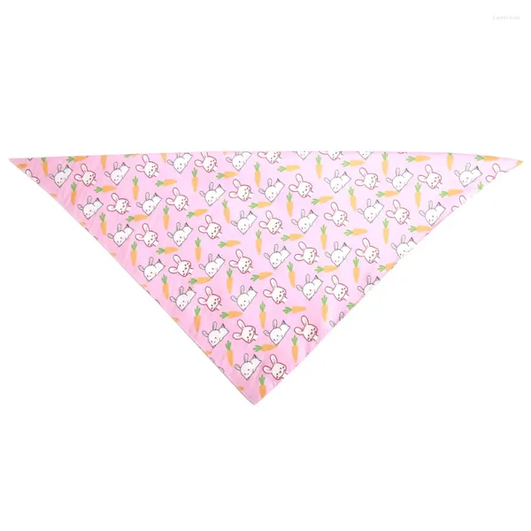 Vestuário para cachorro katu pet pet bandana ovo ovo estampado triangular babado lenço de babador para cães gatos cães