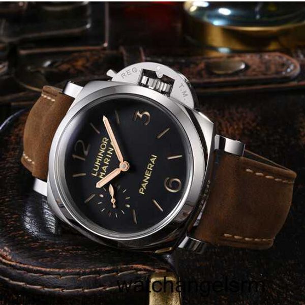 Quarz -Armbanduhr Panerai Schweizer Uhr Luminor 1950 Serie Pam00422 Blasenspiegel Goldnadel -Sandwich -Platte Handbuch Mechanische wasserdichte Männer Wache