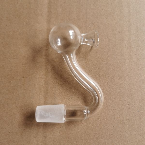 20pcs pyrex vidro óleo queimador de tubulação de tuboh 14 mm articulação fêmea machom feminino de vidro grosso tubos de fumante de sino boca