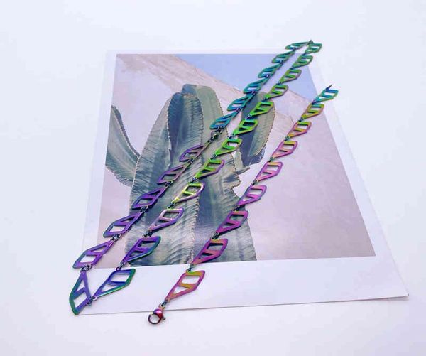 Hochwertige farbenfrohe Halskette Strings Strings Frauen Einfache Atmosphäre Mode Persönlichkeit Wildketten Hochzeit Engagement Jewel7468559