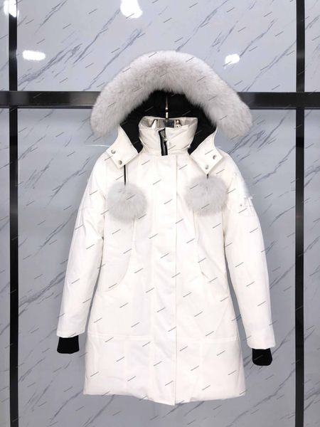 2024 Jackets femininos Classic Women Fashion Luxury Designer Brand Down Jacket Parkas Mulher Epaulettes Trend Winter Cotton ALDOLOUR AO LOUCA TECISSAS 01 Damas Long