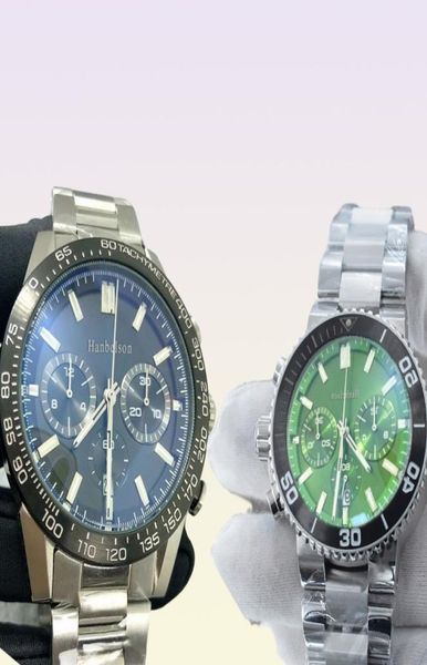 2021 Nuovi orologi sportivi maschili Muovo in quarzo Orologio cronografo orologio da elastico per viso verde personalizzato Montre Homme6688522