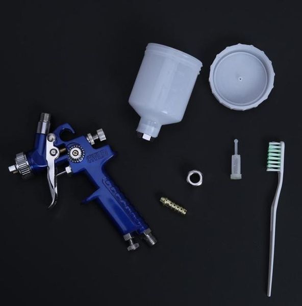 H2000 Mini Air Paint Spray Gun aerografo Pistola spray HVLP per dipingere auto aerografo Strumento di alimentazione aerografo 08mm10mm Ogello8479204