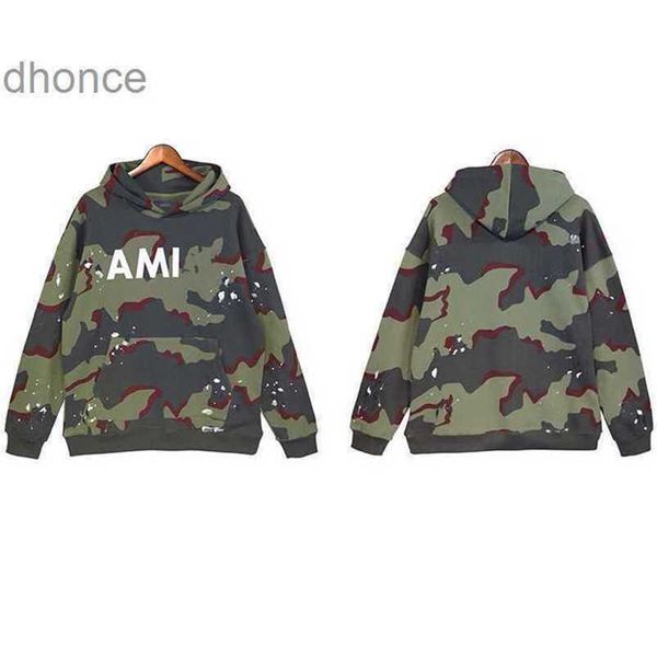 2024 Trend Designer Summer Fashion Trends International AM1R1 Autumn e inverno New camuflage Army Green Cappucciato Magi