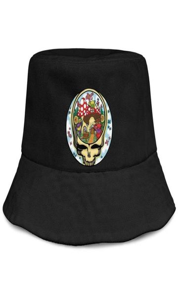 Grateful Dead Bear Schwarze Männer fischen Eimer Sun Hut Design Fit Team einzigartiger personalisierter Eimer Suncap6881929