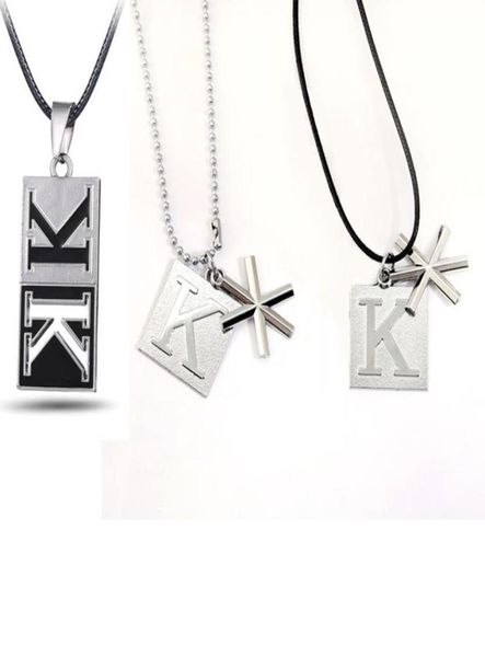 Pendant Halsketten Anime K -Projekt Suoh Mikoto Metall Halskette Cosplay CHOKER BEAT LONG CKAR MEN Women3578066