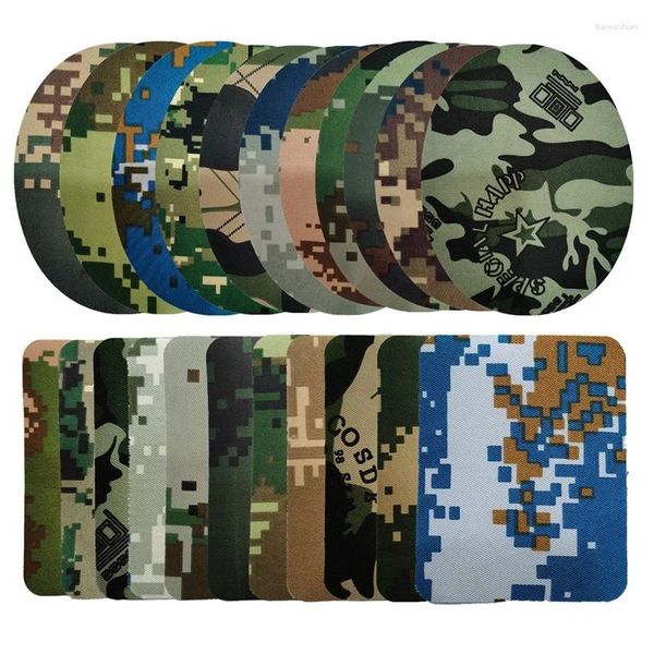 Adesivos de janela 22 patches de camuflagem de ferro no reparo de roupas de apliques para jaquetas jeans Sacos de sacos decorações