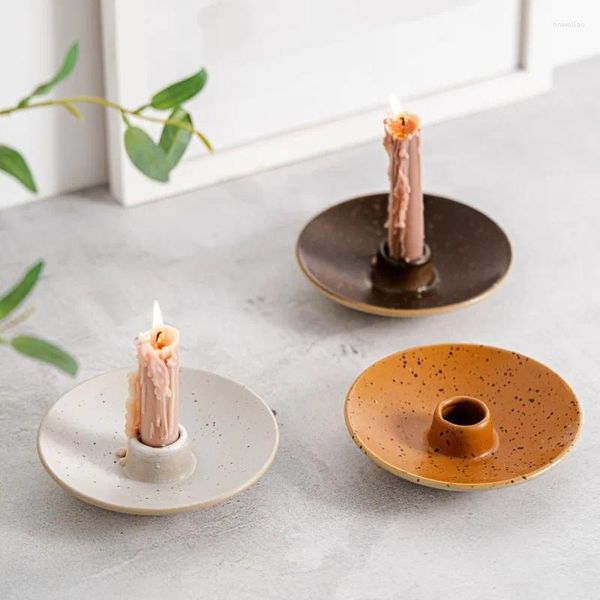 Kerzenhalter moderne Wohnkultur Keramikhalter kreative Handwerksschiffe Hochzeitsdekorationen Ornamente