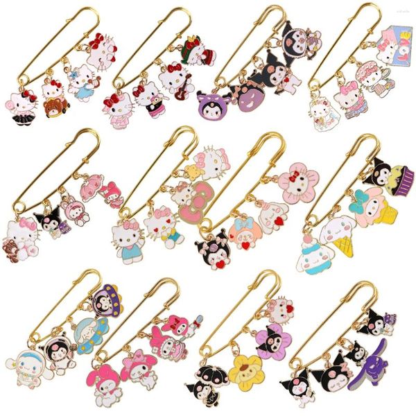 Spille dolci e freschi Accessori fai -da -te fai -da -te Big Cane Pins Pins DEMON DEMON ABBIGLIAMENTO ANIME PENDENT