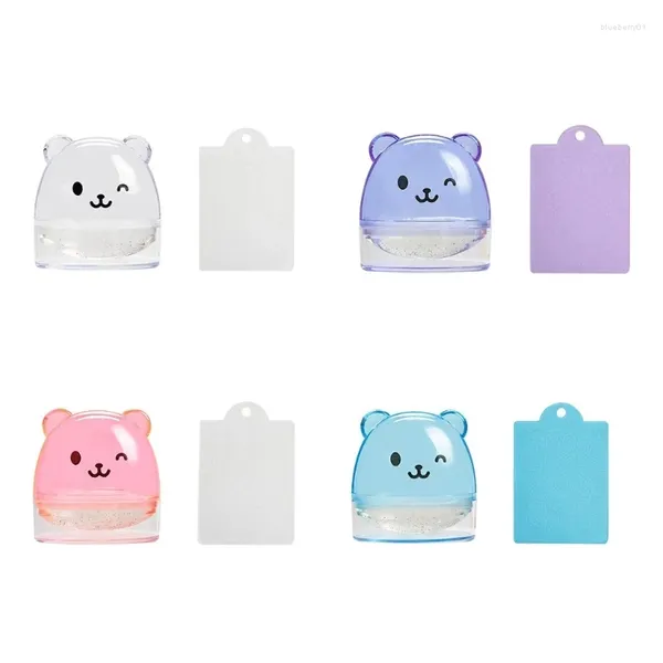 Комплекты для ногтей Q1QD Bear Stamper Set Silicone Mell