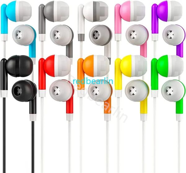 Aurberi Candy Universal da 3,5 mm jack usa europea auricolari auricolari auricolari forsamung Android Telefono mp3