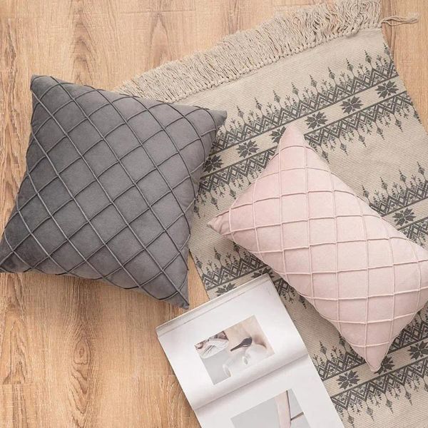 Kissenbedeckung Samt für Sofa Wohnzimmer 45 Dekorative Housse de Coussin Nordic Home Decor