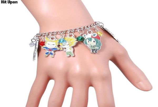 Anime a catena di link che circonda il mio eroe accademia bracciale protagonista collezione di personaggi in lega immagine in lega pendente1499543