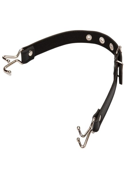 dispositivo de tortura de gancho de boca ajustável BDSM Bondage Gear Toys Sex for Women Faux Leather Strap BX5853706415