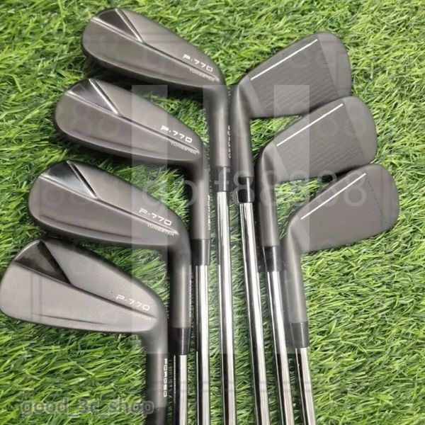 Fashion Designer Clubs Golf P770 Irons Schwarz hochwertige Golf -Eisen Rechtshänder Unisex Golf Clubs Kontaktieren Sie uns, um Bilder mit Logo 971 anzusehen
