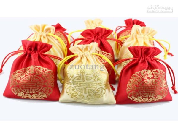 Bolsas de doces de casamentos de cordão