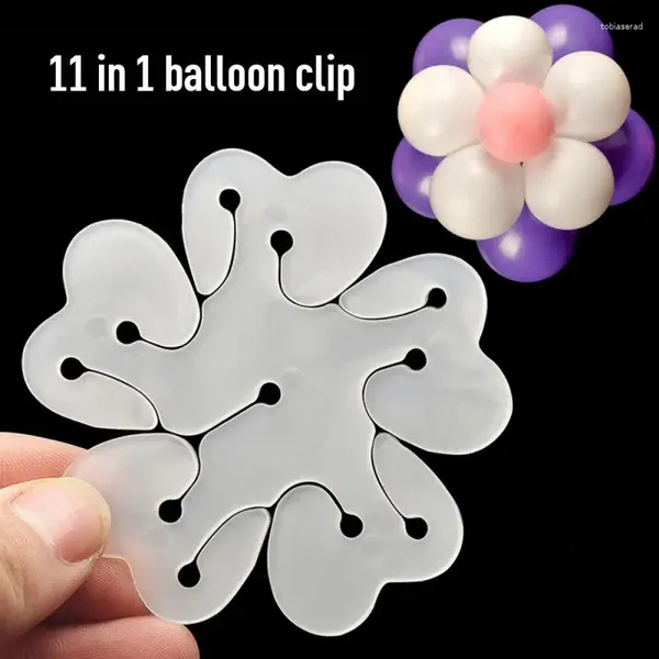 Ben spazzole per il trucco Clip di fiori Pratico Modellazione di palloncini di plastica Decorazione Birthday Fette Wedding Accessori per la casa Accessori Strumenti Plum