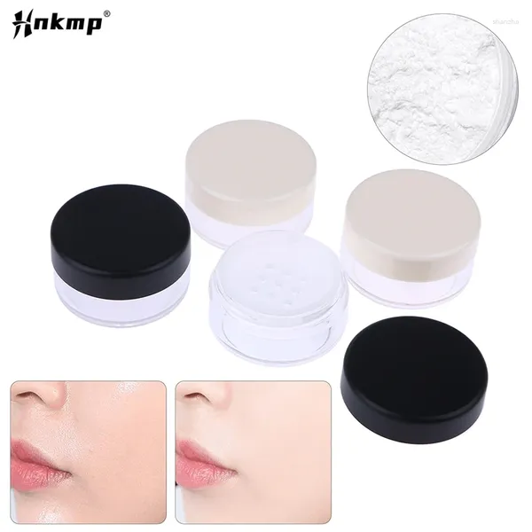 Speicherflaschen 2G Handheld leerer Topf mit Sieb Kosmetikweg Make -up Jar Sifter Behälter nachfüllbar Pulverbox tragbarer Kunststoff