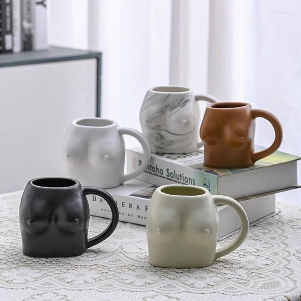 Кружки творческий кузов керамический кружка керамика гончарная чашка пивной чашка кофейного чая персонализированные подарки оригинальные чашки для завтрака милые путешествия