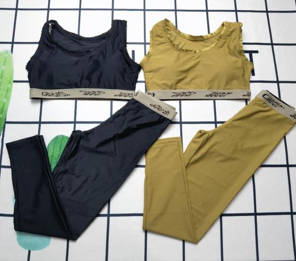 Designer Yoga Suit Pants Textile Swimwear Print Letter G Designs Geste da donna Guida per donne Abiti sportivi casual SET 7066961