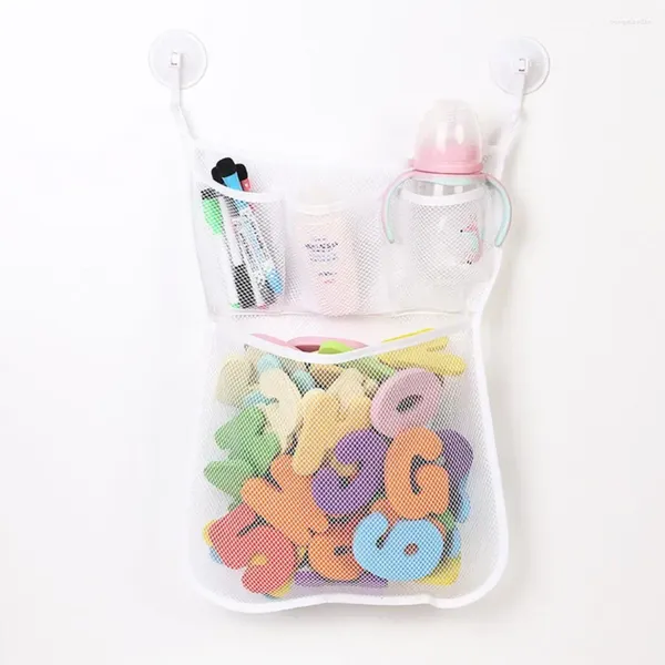 Aufbewahrungstaschen Praktische Tasche Leichtes Baby Bad Spielzeug Multi -Grid -Design tolles Tragbad Versorgung Bad Versorgung