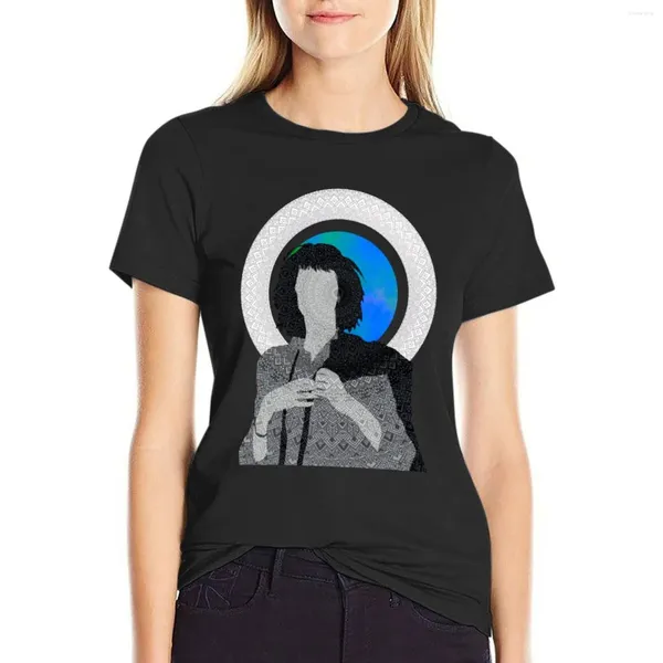 Frauen Polos Geschenke Idee Patti Visual Smith Künstler Geschenk für Geburtstag T-Shirt Hippie Kleidung Bluse Frau Kleidung