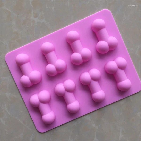 Stampi da forno spot all'ingrosso 8 anche sesso silicone silicone cioccolato gettico ghiaccio xg075