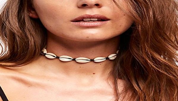 Handwerke weiße Puka Shell Halskette Einstellbare Größe VSCO FIENDSHIP JUDELY FÜR GURM SOMMER Accessoires VSCO Shell Choker Whole3479410